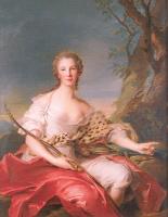 Nattier, Jean Marc - Madame Bouret as Diana